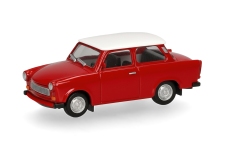 Herpa 020763-008 - H0 - Trabant 601 Limousine - rot/weiß